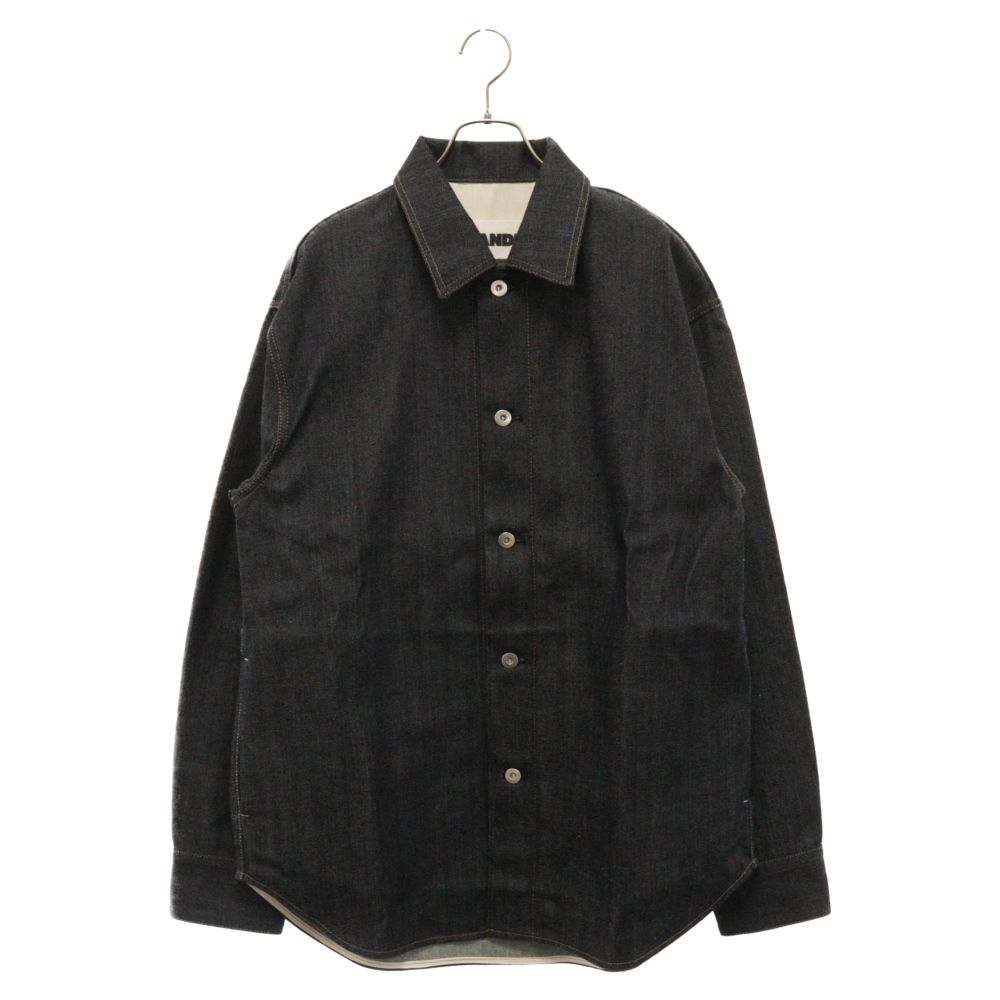 JIL SANDER (ジルサンダー) 24SS Button Denim Shirt デニムシャツジャケット インディゴ J23DL0101 -  メルカリ