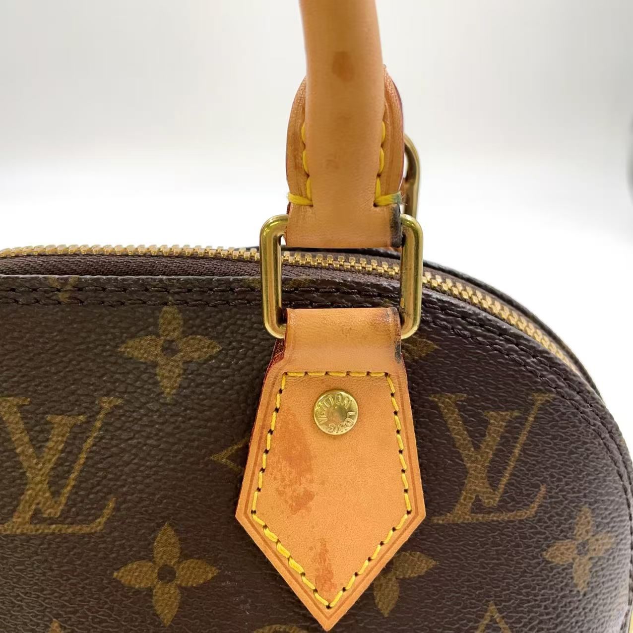 LOUIS VUITTON アルマBB モノグラム モノグラム レザー×PVC