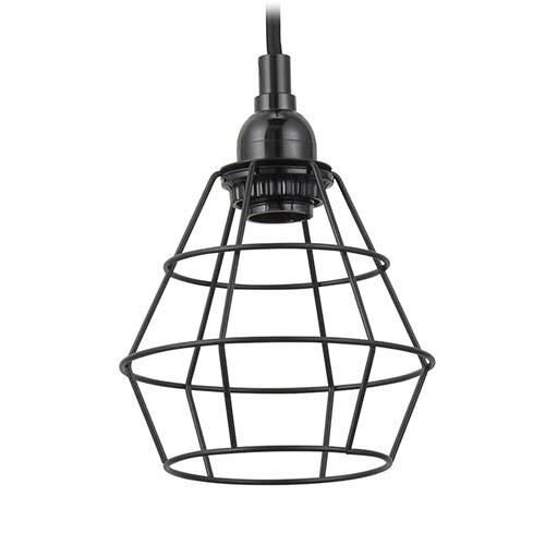 【新品・3営業日で発送】OHM オーム電機 ペンダントライト(E26／電球別売／スチール／ブラック) LT-YN433K