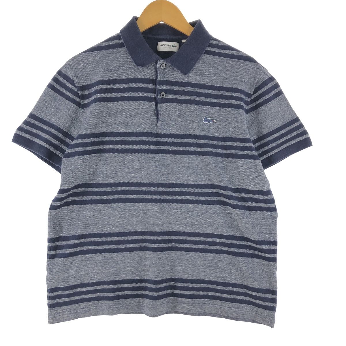 古着 ラコステ LACOSTE 半袖 ボーダー ポロシャツ メンズM /eaa358454 【中古】/eaa358454