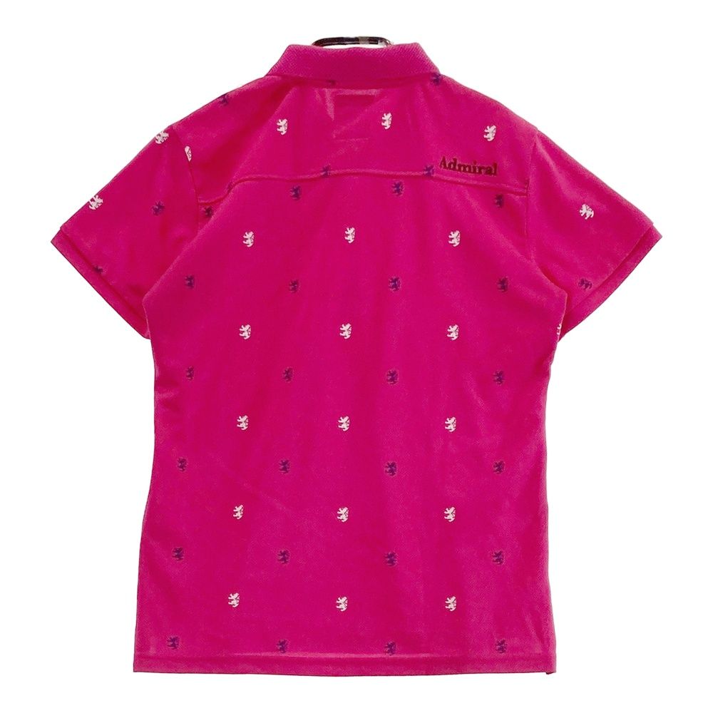 サイズ：L ADMIRAL アドミラル 半袖ポロシャツ ピンク系 [240101503242