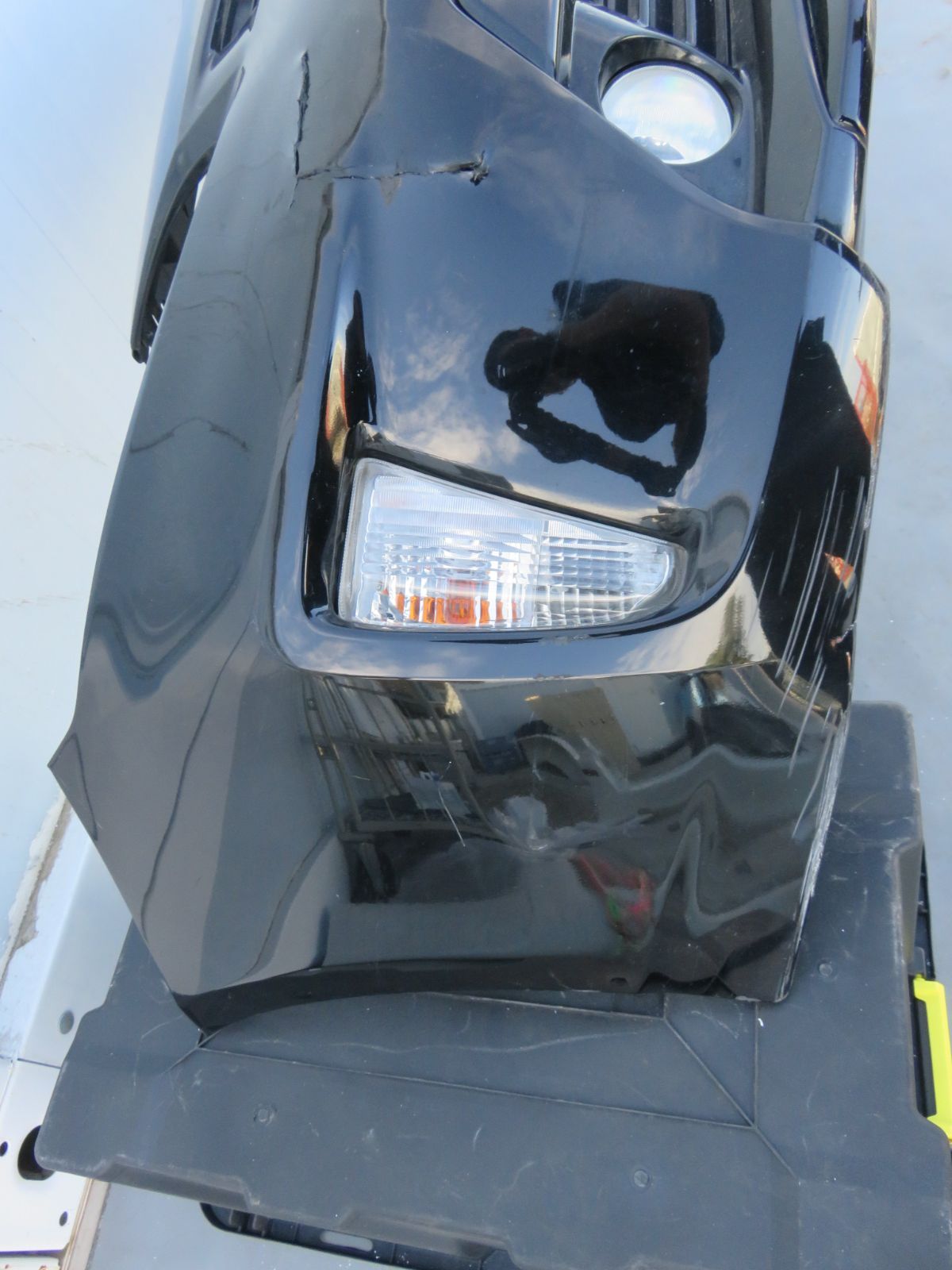 SFC442プリウス30系後期ZVW30ZVW35 純正フロントバンパー黒202