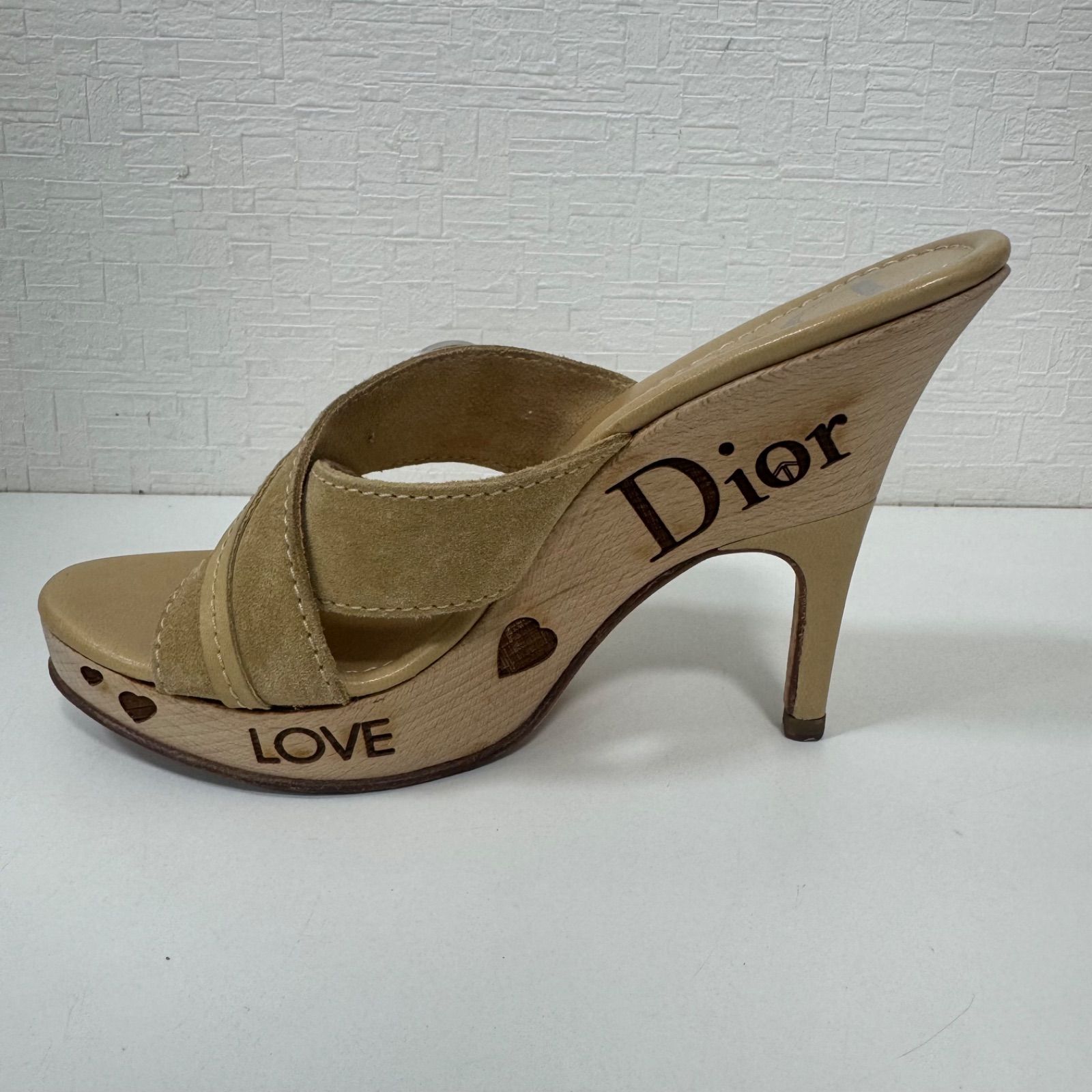 専用です。ディオール　 ミュール Christian Dior クリスチャンディオール サンダル ミュール LOVE