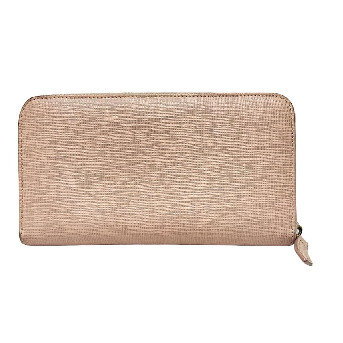 FENDI フェンディ 長財布 クレヨンズ 8M0299 ライトピンク ラウンドファスナー