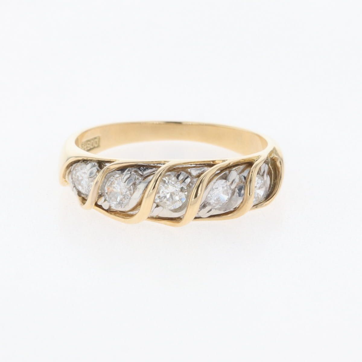 メレダイヤ デザインリング 8.5号 K18