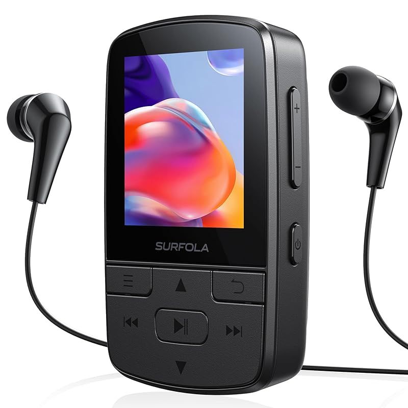 Surfola MP3プレーヤー Bluetooth5.1 音楽プレイヤー クリップ