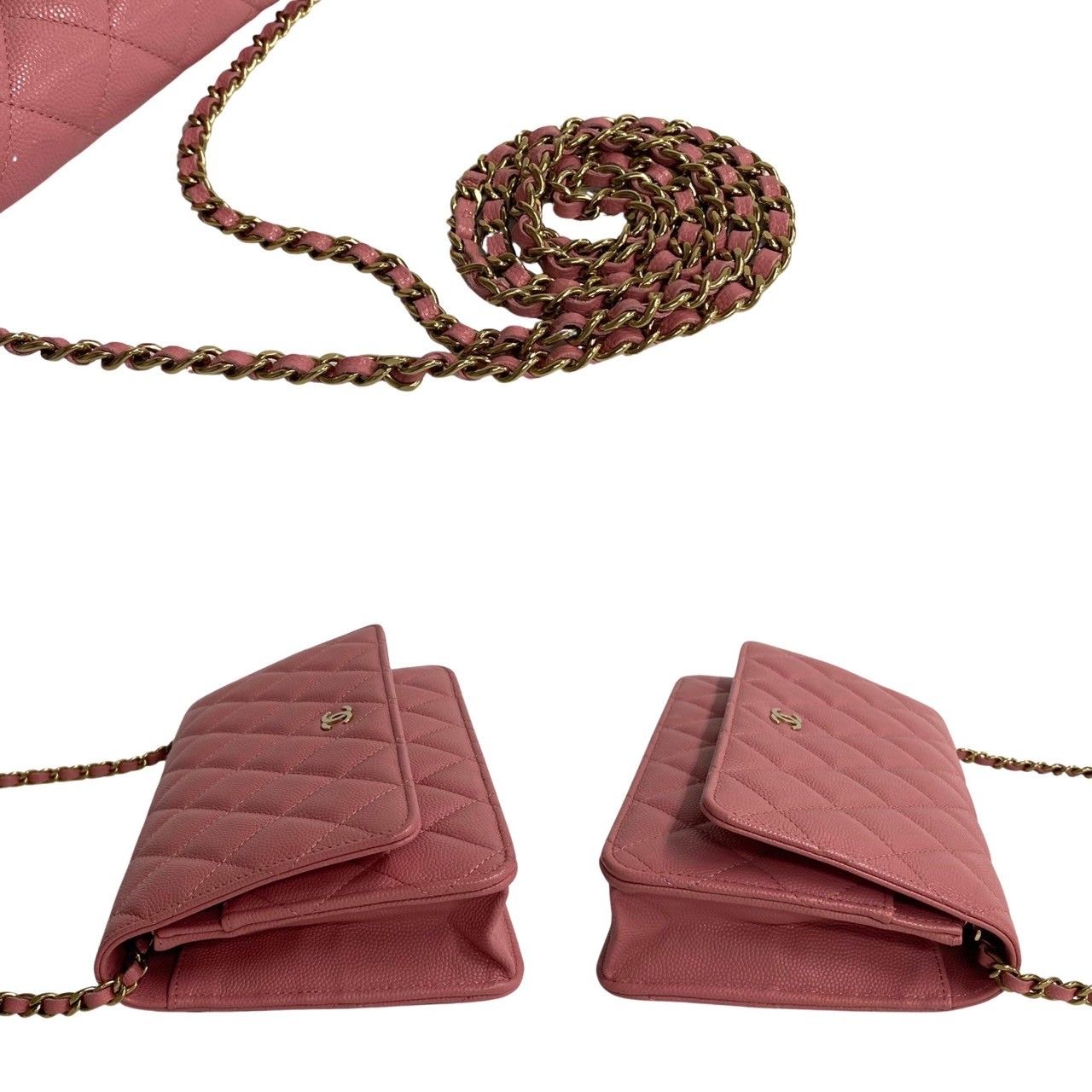 未使用保管品 シリアル有 CHANEL シャネル キャビアスキン マトラッセ  