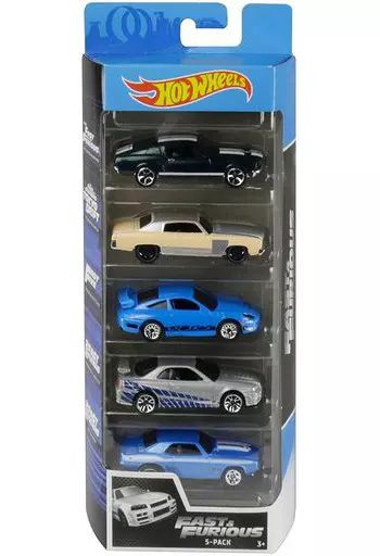 低価，豊富な 【中古】ミニカー 1/64 5-PACK(5台セット) 「ワイルド・スピード」 Hot Wheels [GMG69] Hot Wheels(ホットウィール)
