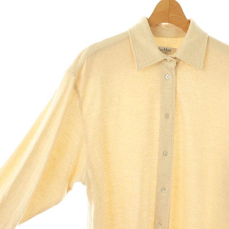 マックスマーラ MAX MARA SFILATA カフスボタン ウール シャツ