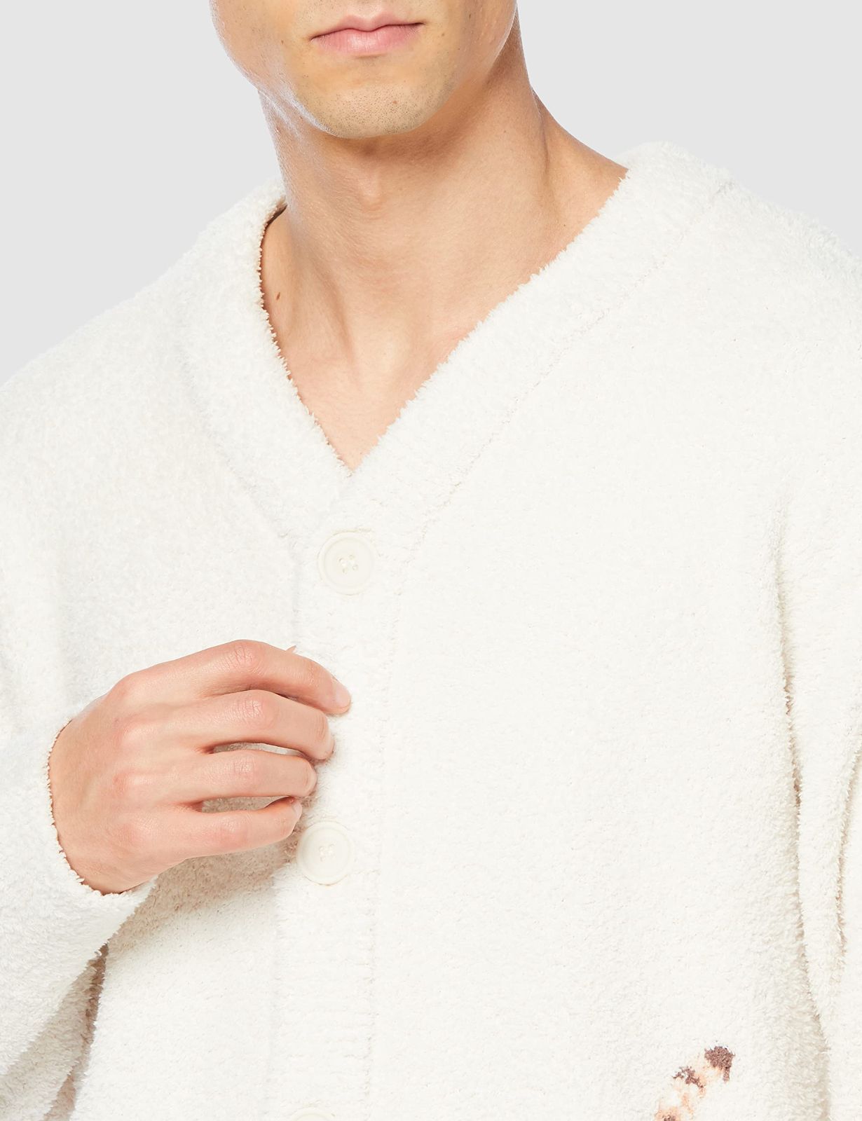 在庫 UNISEX パウダーねこJQDカーディガン PUNT221057 ピケ ジェラート