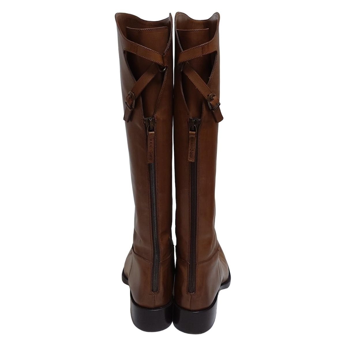 SARTORE サルトル ロングブーツ 37 レディース - ライトブラウン レザー KIN-KAAI_COM