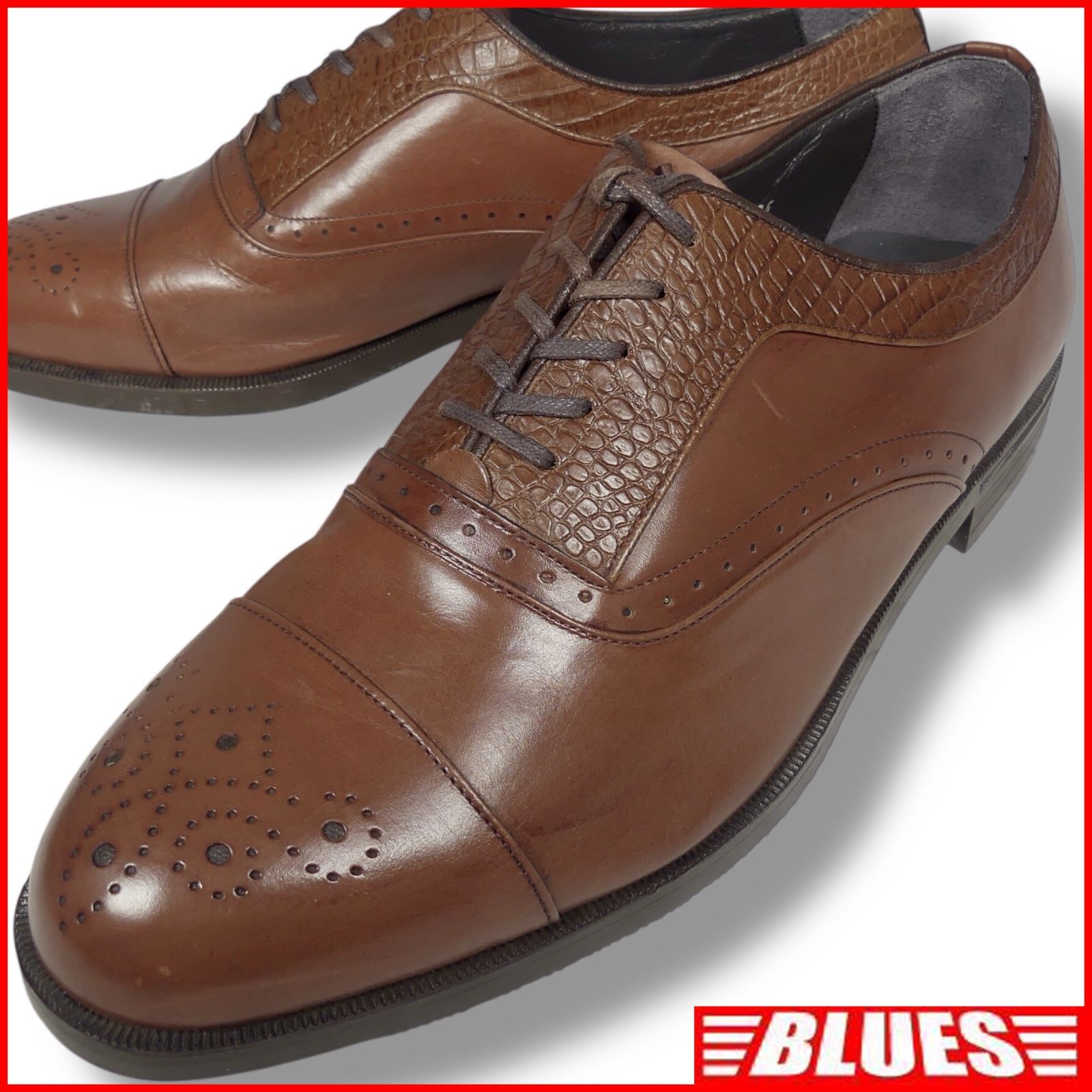 Burberrys メダリオンシューズ 26cm メンズ ブラック