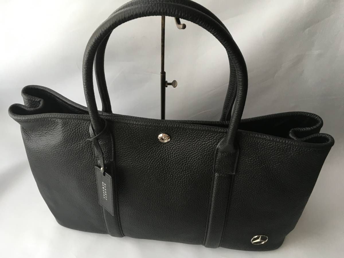BARNEYS NEWYORK メルセデスベンツコラボロゴトートバッグ 極美品 BARNEYS NEWYORK バーニーズニューヨーク メルセデスベンツ