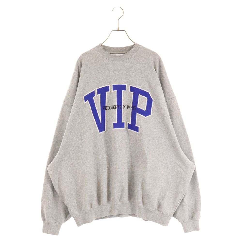 VETEMENTS (ヴェトモン) 23AW VIP LOGO SWEATSHIRT VIPロゴクルー 