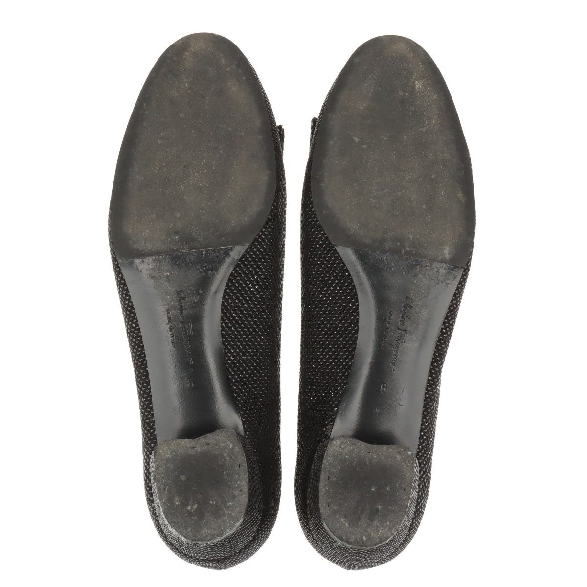 美品 サルヴァトーレフェラガモ ヴァラ リボン ヒール パンプス 靴  