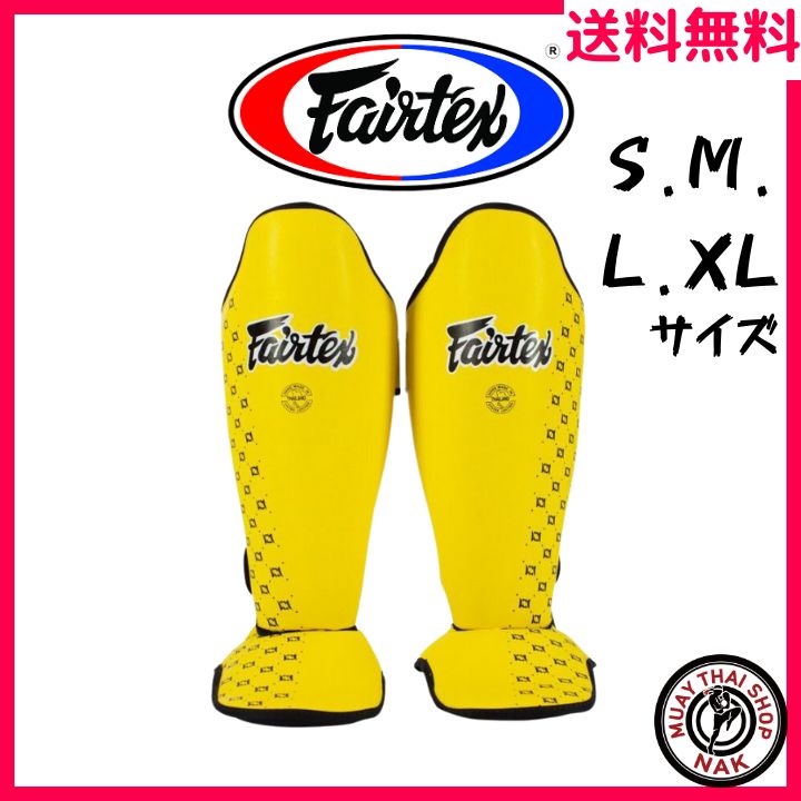 新品】Fairtex レガース シンガード SP5 イエロー（S.M.L.XL） - メルカリ