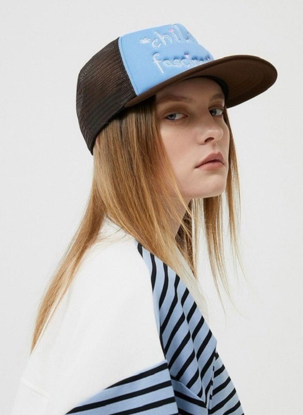 ★ESCSTUDIO★childish fascination mesh cap (brown)★正規品 ☆ESCSTUDIO☆childish fascination mesh cap (brown)☆正規品
