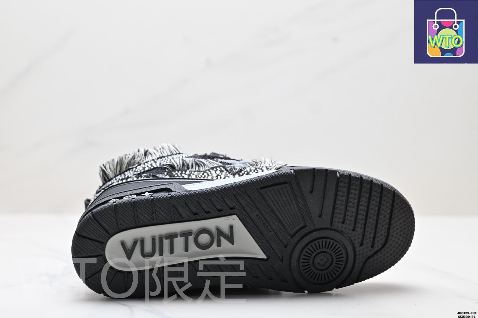 【ルイヴィトン】 LV スケート・ライン スニーカー ルイヴィトン LV スケート・ライン スニーカー ノワール-WTO輸入