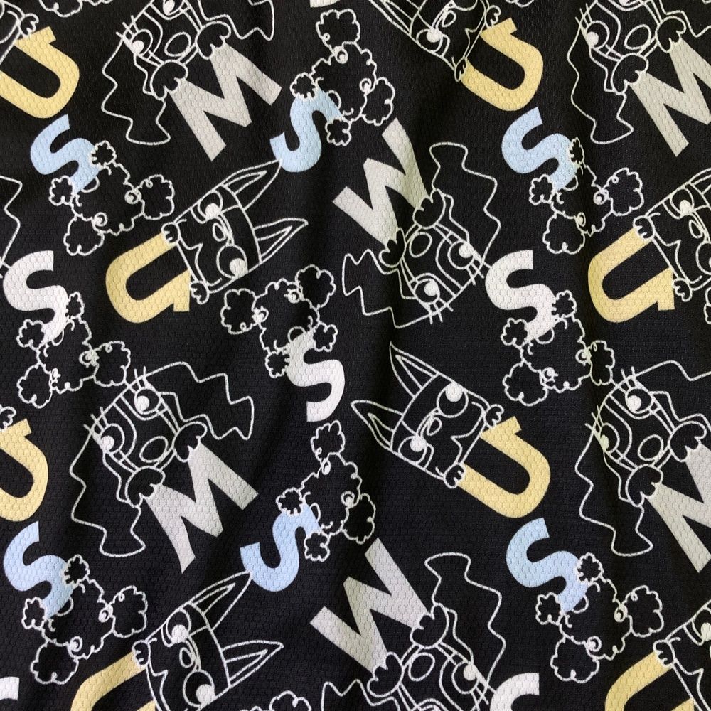 ゴルフ サイズ：44 M.U SPORTS エムユースポーツ ; バックロゴプリント