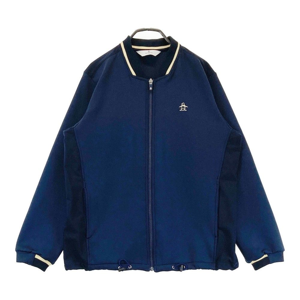 サイズ：L MUNSING WEAR マンシングウェア 2023年モデル 長袖 ジップジャケット  ネイビー系 [240101459265] ゴルフウェア レディース ストスト サイズ：L MUNSING WEAR マンシングウェア 2023年モデル 長袖