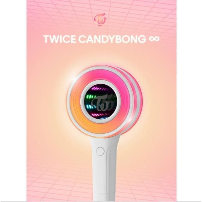 TWICE ペンライト キャンディボン∞ ツウィ トレカ TWICE - TWICE CANDYBONG ∞ ペンライト JYP特典 トレカ コンプ