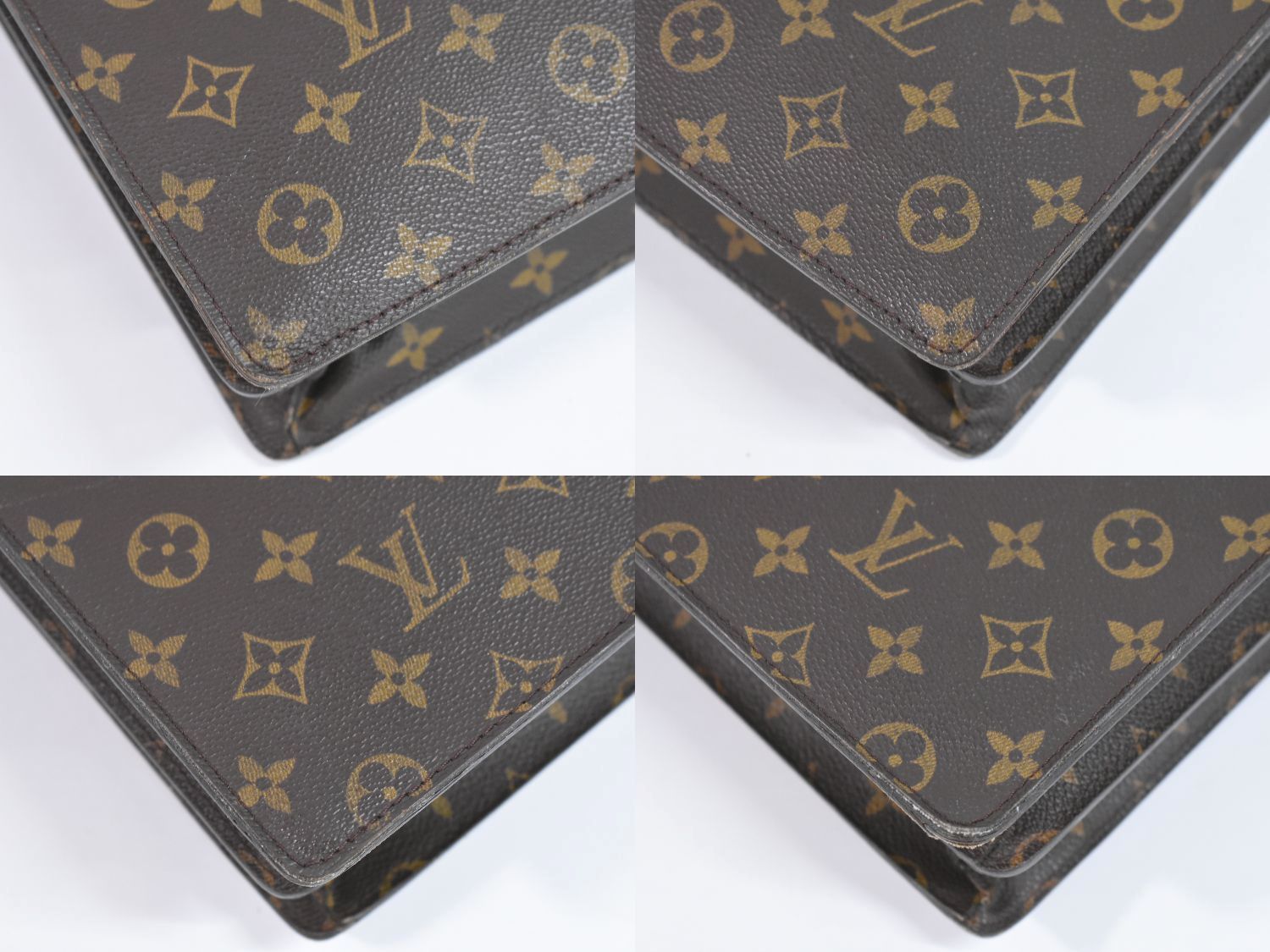 本物 ルイヴィトン LOUIS VUITTON LV セルヴィエット コンセイエ  