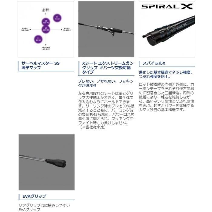 サーベルマスター SS テンヤ73MH185右巻き シマノ サーベルマスター SS テンヤ 73MH185 RIGHT (右巻き