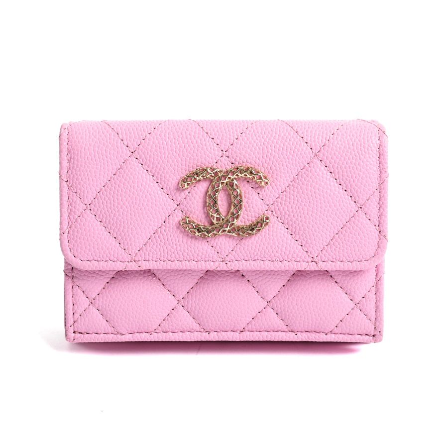 CHANEL シャネル ミニウォレット スモールフラップウォレット AP3182