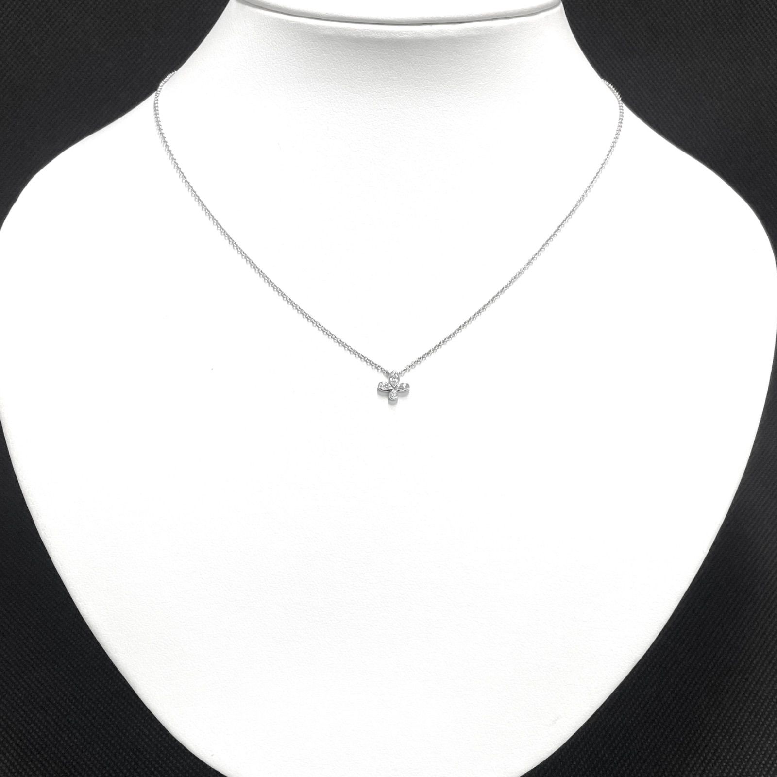 TIFFANY&Co.ティファニー　フルールドリス ダイヤネックレス　Pt950 TIFFANY&Co. / ティファニー フルールドリス ダイヤネックレス Pt950