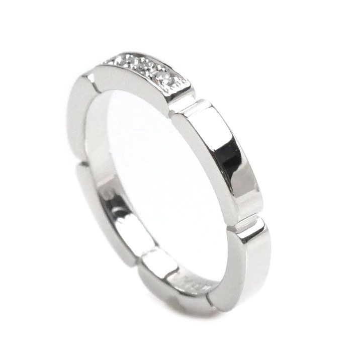 CARTIER カルティエ K18WG ホワイトゴールド マイヨンパンテール 4P 