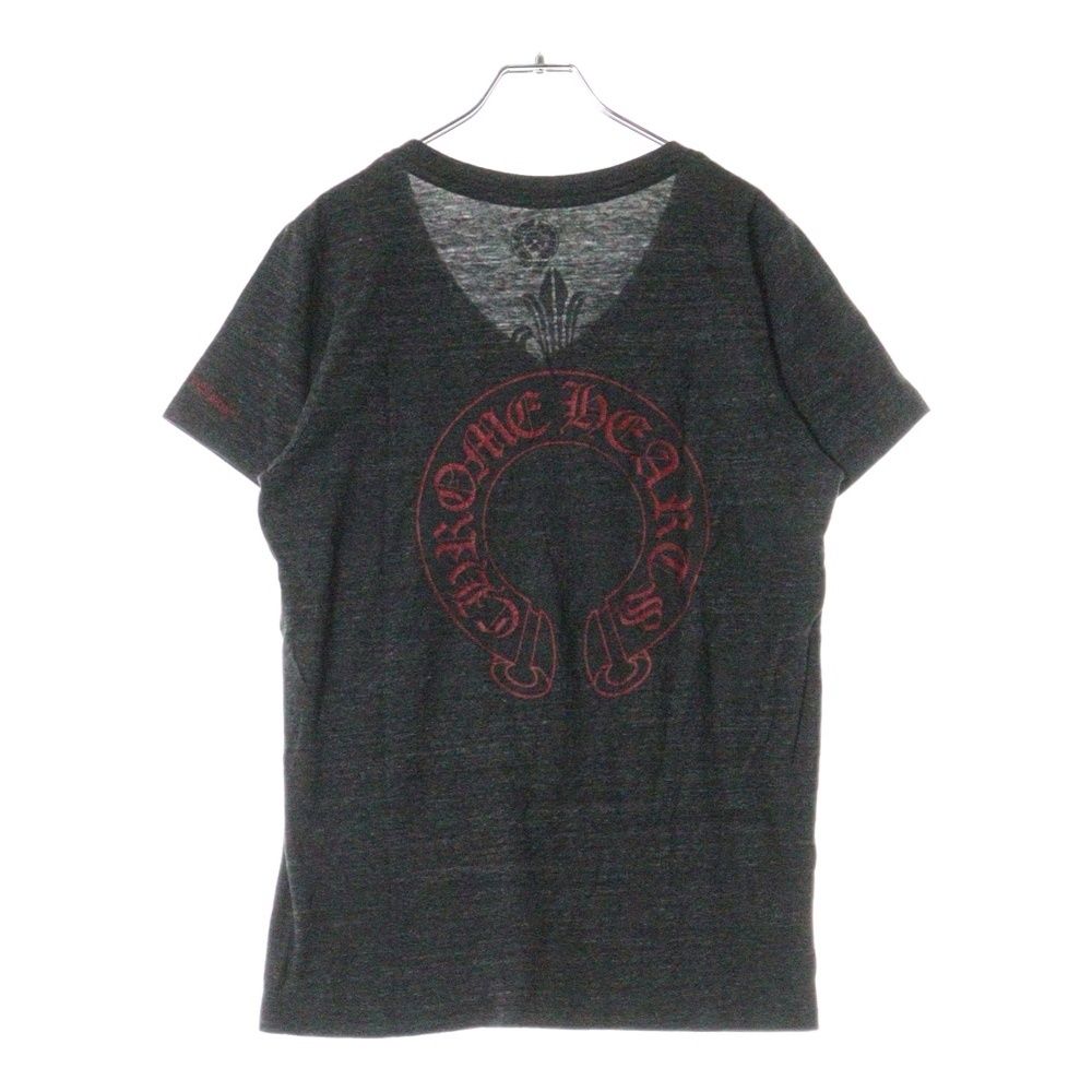 CHROME HEARTS (クロムハーツ) ホースシュープリント Vネック