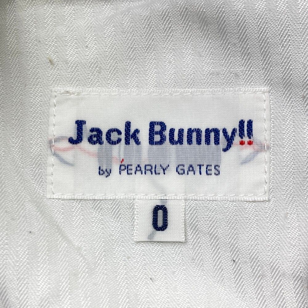 0サイズS 白 ゴルフウェア ジャックバニー ロゴジャガード セーター 新品 0サイズS 白 ゴルフウェア ジャックバニー ロゴジャガード セーター