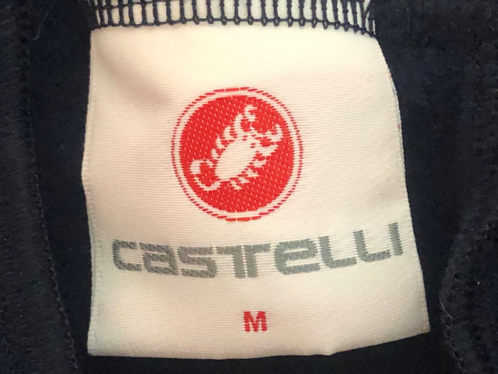 IE885 カステリ CASTELLI ビブタイツ 濃紺 M 裏起毛