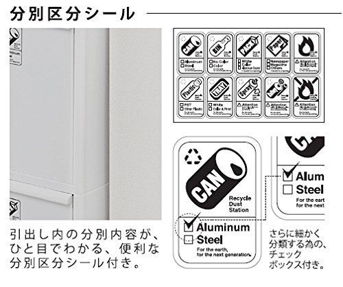 特価商品】フタ付きゴミ箱 分別引出し (like-it) ステーション