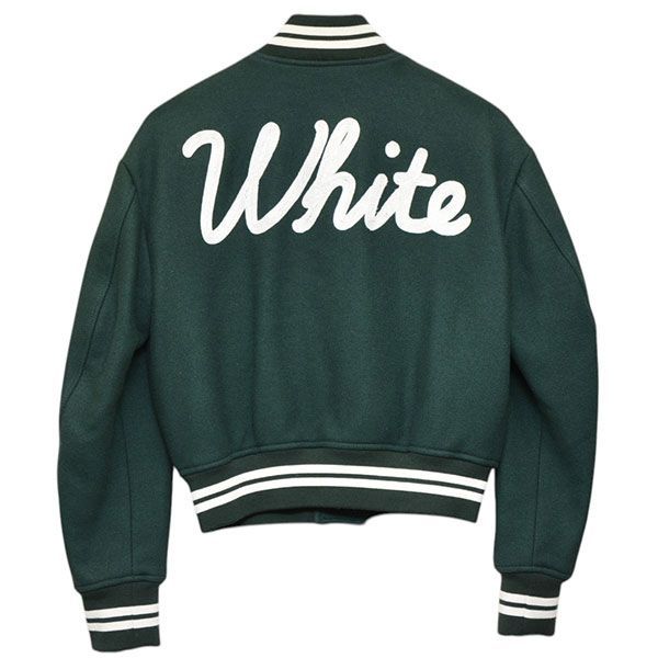 OFFWHITE オフホワイト Virsity Stadium Jacket ウール