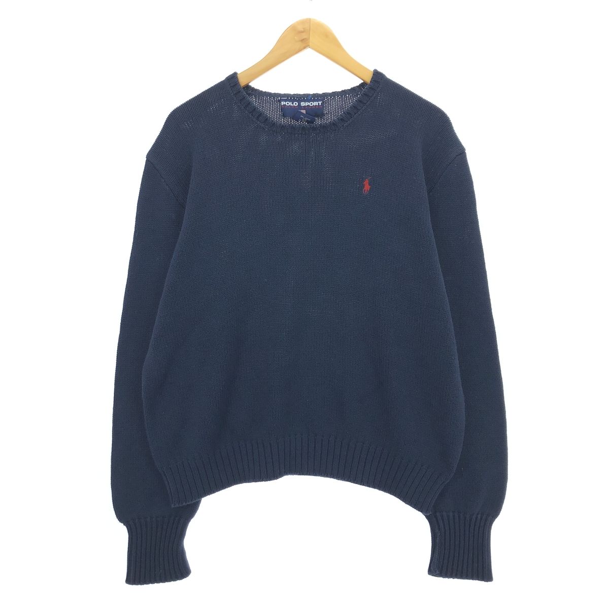 古着 90年代 ラルフローレン Ralph Lauren POLO SPORT ポロスポーツ コットンニットセーター メンズL ヴィンテージ /eaa399210/eaa399210