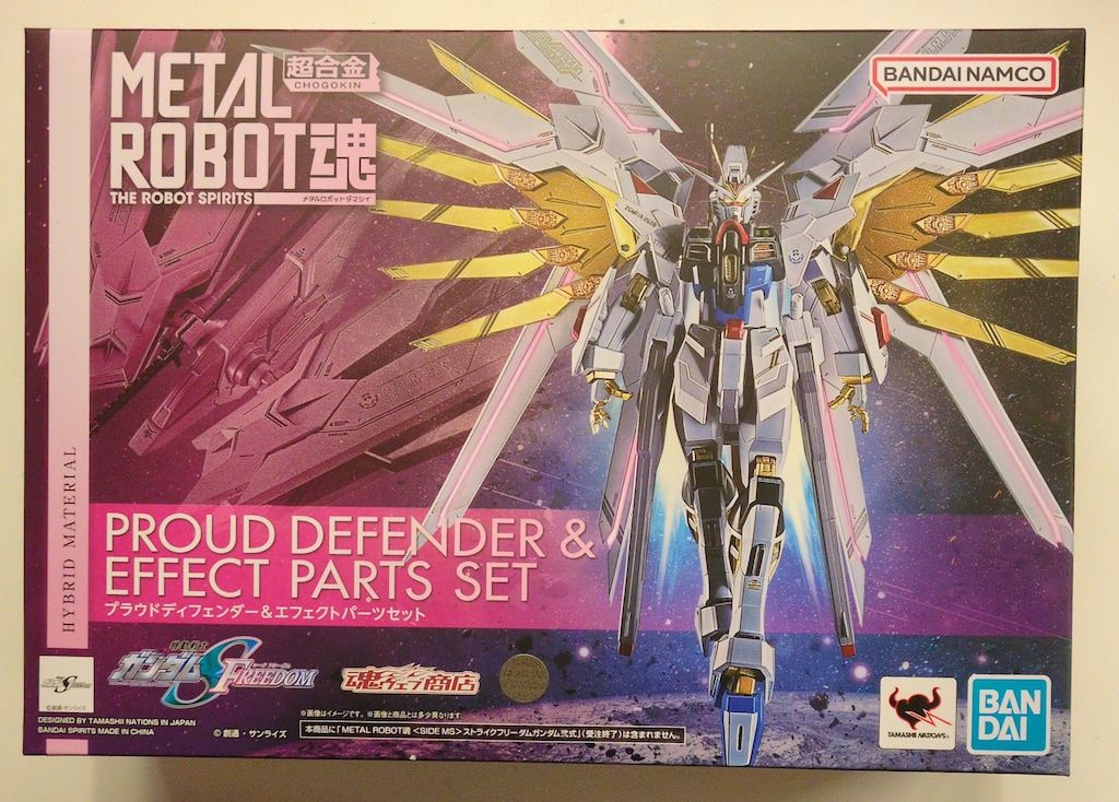 BANDAI SPIRITS METAL ROBOT魂 u003cSIDE MSu003e 機動戦士ガンダムSEED FREEDOM プラウドディフェンダーu0026エフェクトパーツセット