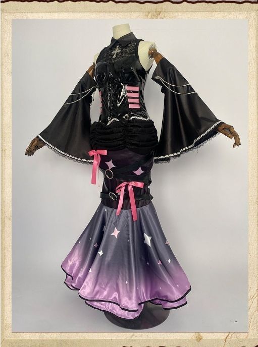魔女風 長袖ワンピース