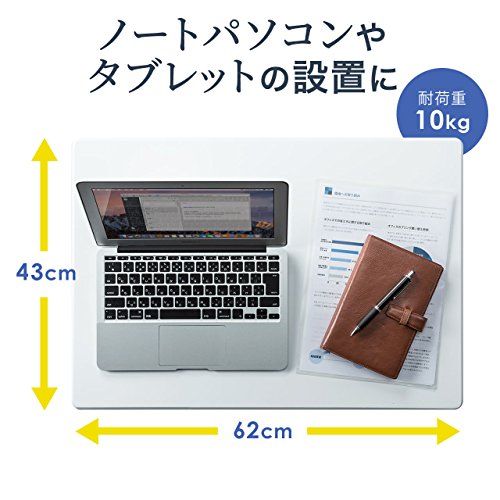  サンワダイレクト スタンディングデスク ガス圧 昇降式 幅62×奥行43 cm 高さ76.5 110.5 キャスター付き 耐荷重10 kg パソコンデスク ホワイト 100-ERD 007 Wm ace 756 b 6 その他 キッチン 食器