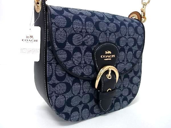 □新品□未使用□ COACH コーチ C8514 シグネチャー クリオ デニム