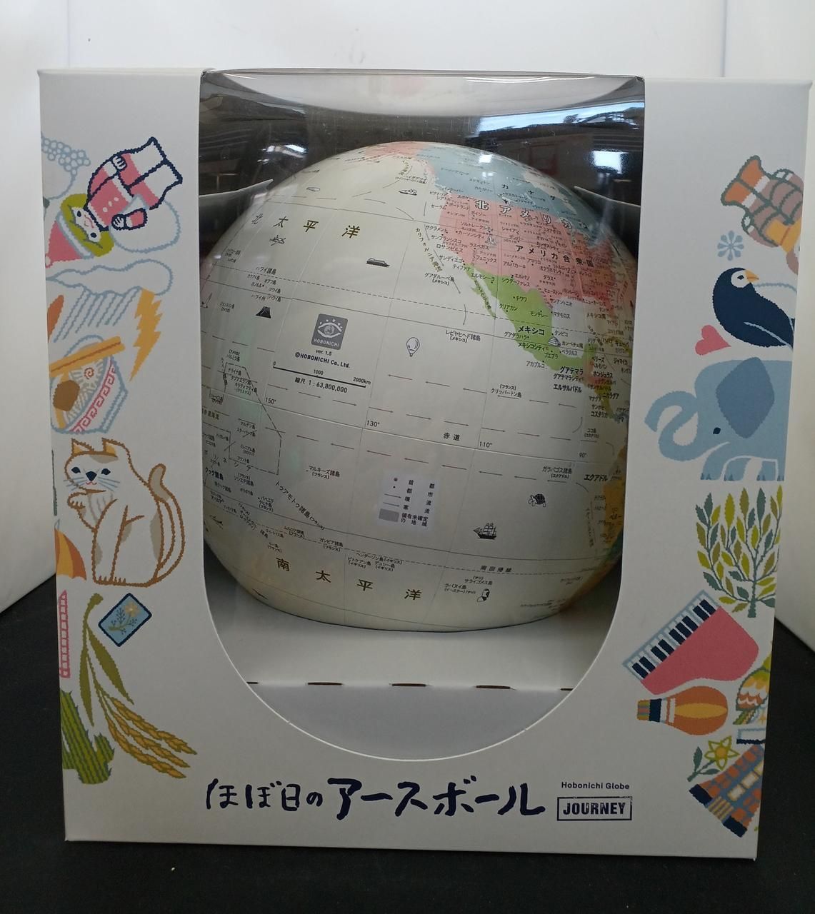 ほぼ日 地球儀 ほぼ日のアースボール JOURNEY Hobonichi Globe Hobonichi Earth Ball JOURNEY