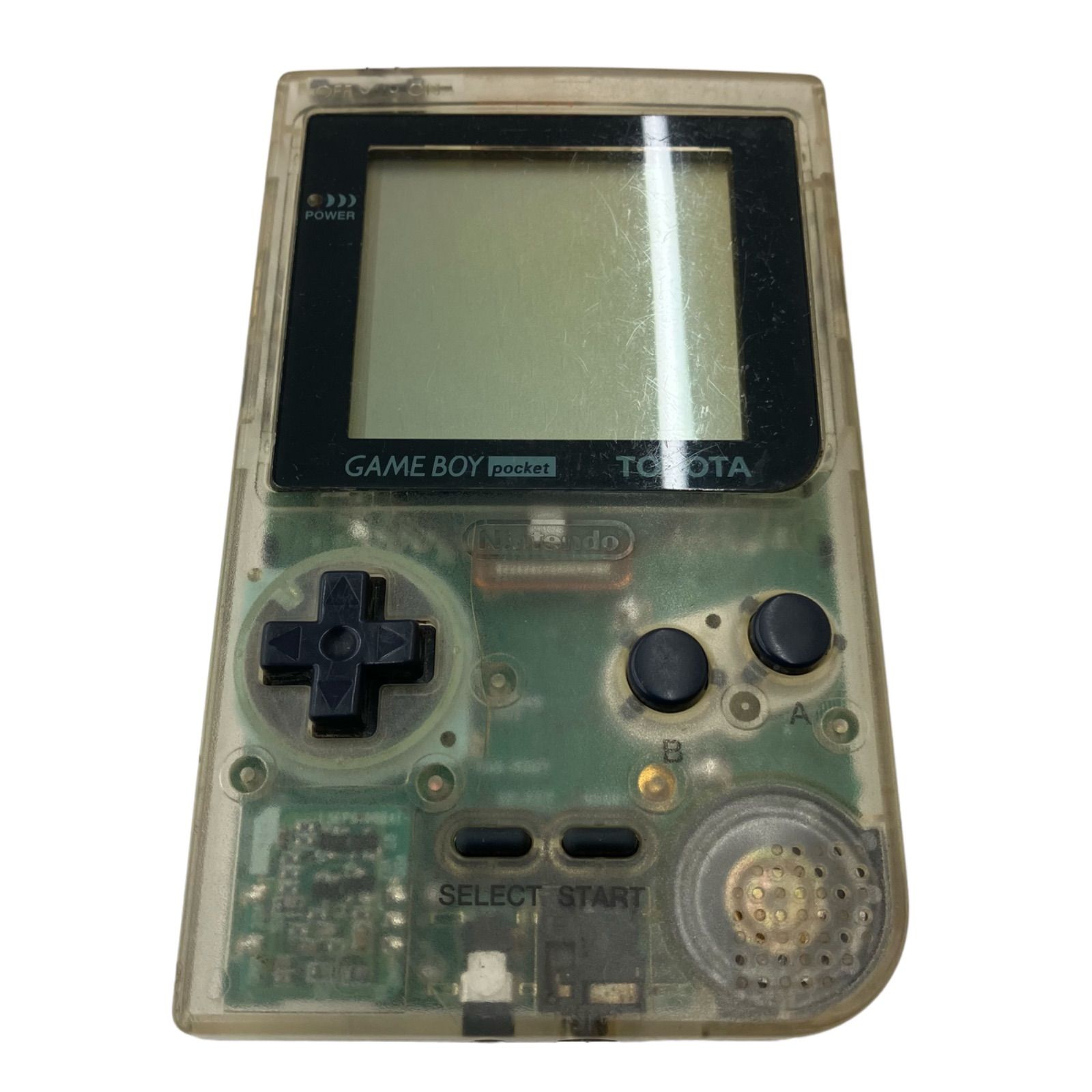 GAME BOY POCKET TOYOTA 通電確認済/限定版/バッテリー部分蓋なし 