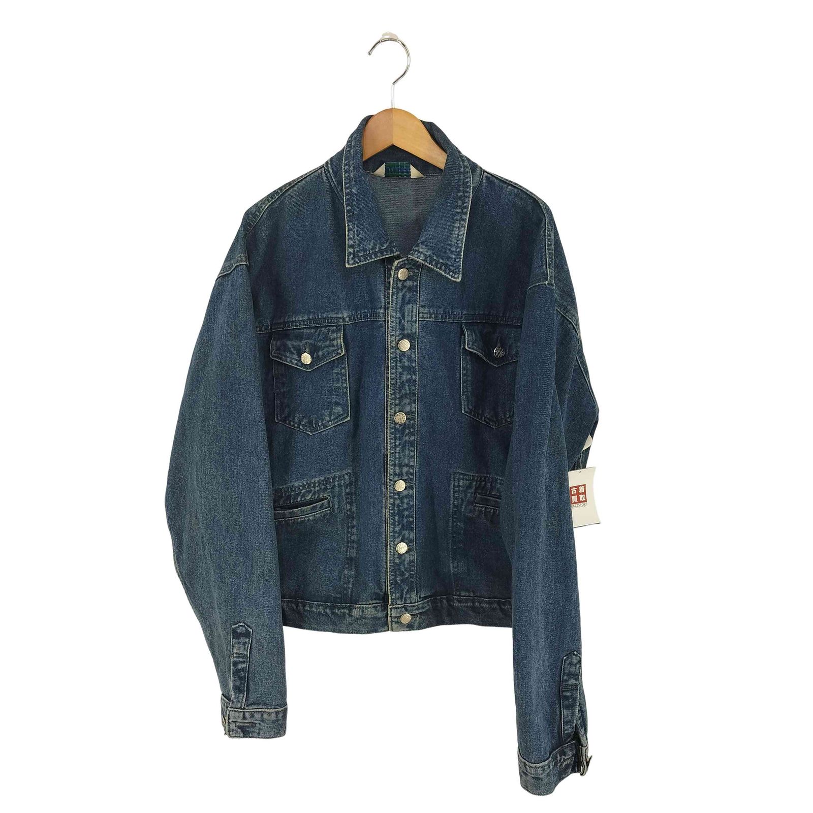 80～90s/GUESS JEANS/カバーオール 80〜90年代 USA製 GUESS ゲス デニムボアジャケット ループボタン