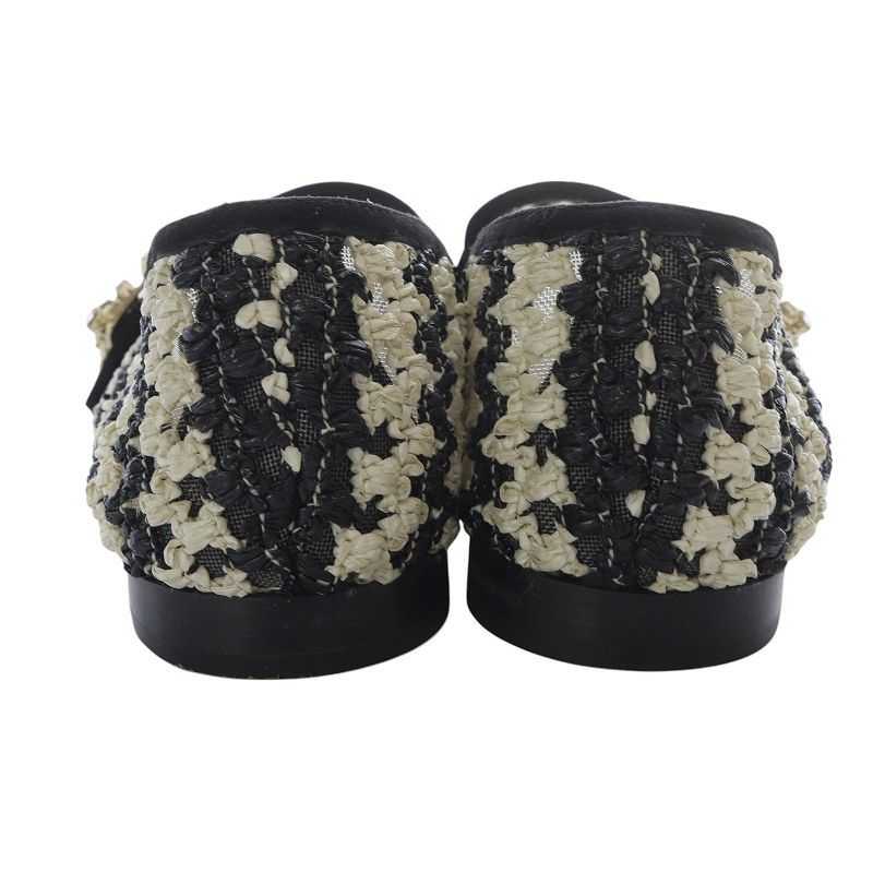 ロジェヴィヴィエ ROGER VIVIER ツイードローファー ビジュー 35.5