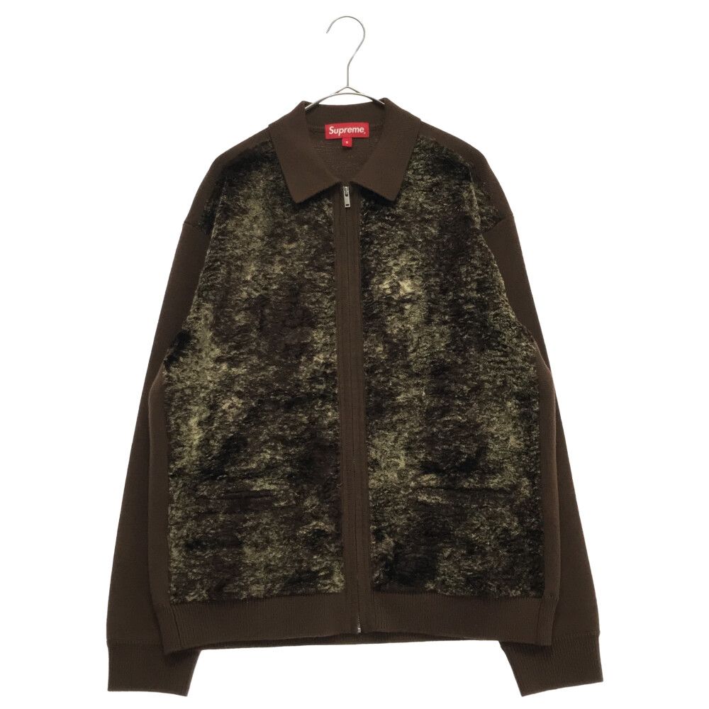 トップス supreme fur zip cardigan Supreme Faux Fur Zip Up Cardigan - メルカリ