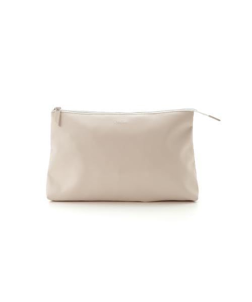 ポーチ付きチュールフラワーモチーフバッグ