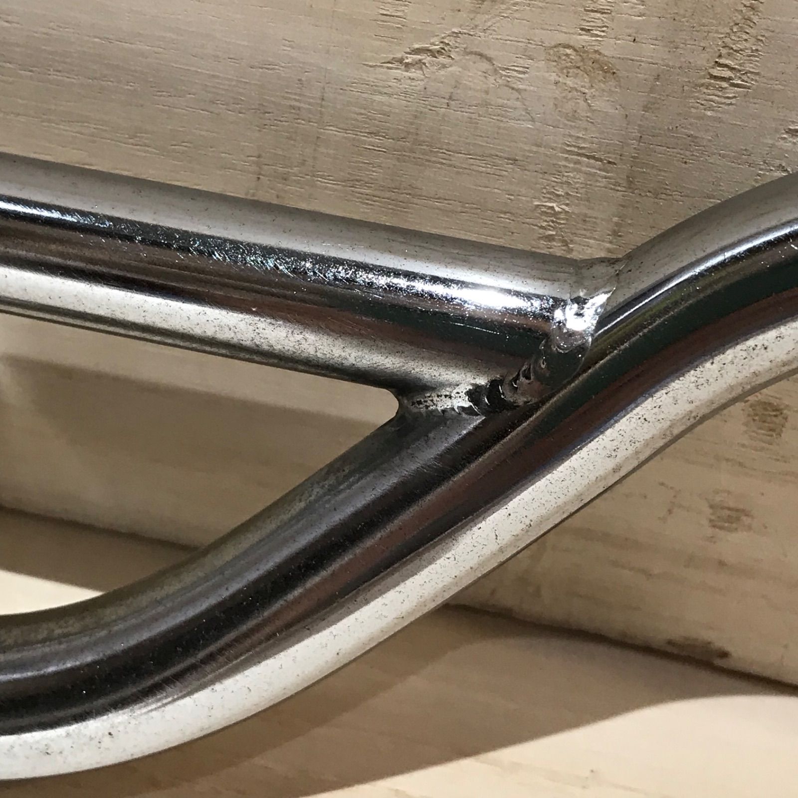 中古ハンドル】FAIRDALE MX-4 2PC BAR 22.2″ 4″ CHROME BMXスタイルの 