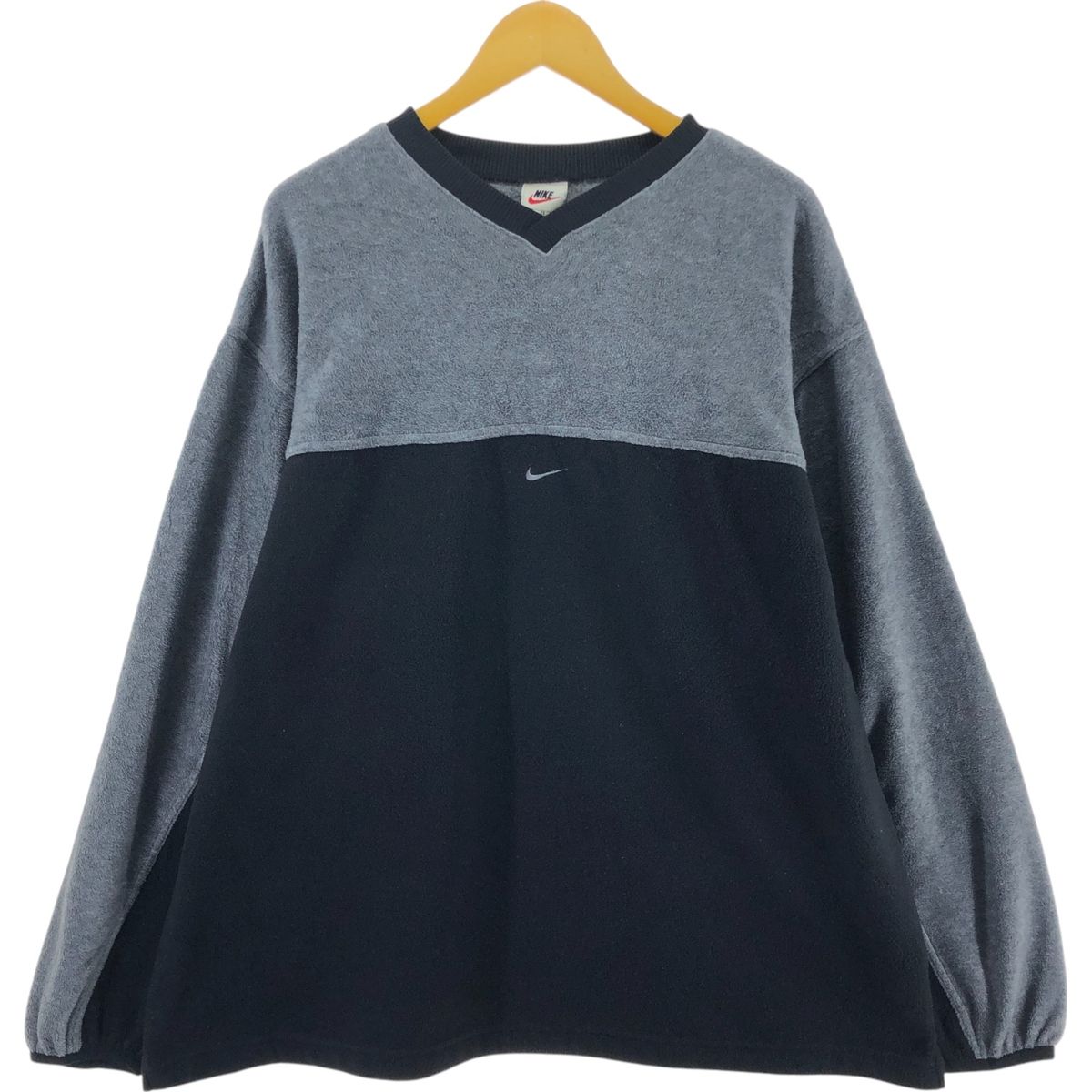 古着 90年代 ナイキ NIKE フリースVネックカットソー メンズXL相当 ヴィンテージ/eaa512267