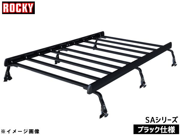NV100クリッパーリオ クリッパーリオ ワゴン 標準ルーフ DR64W系 ロッキー キャリア ブラック仕様 SA-21B 法人のみ配送 送料無料