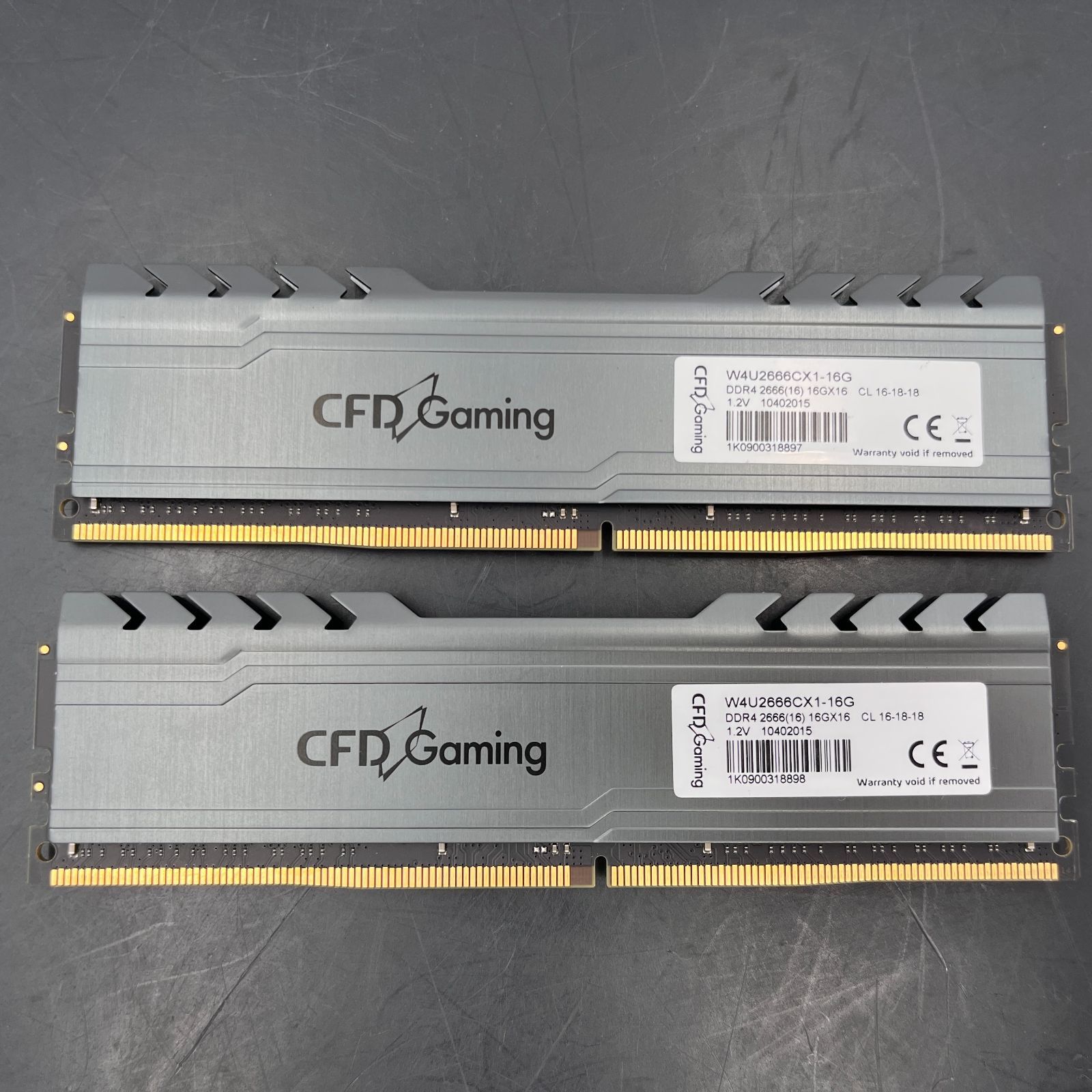 CFD Gaming W4U2666CX1-16Gメモリ2枚 CFD W4U2666CX1-16G DDR4 32GB